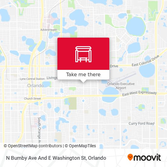 Mapa de N Bumby Ave And E Washington St