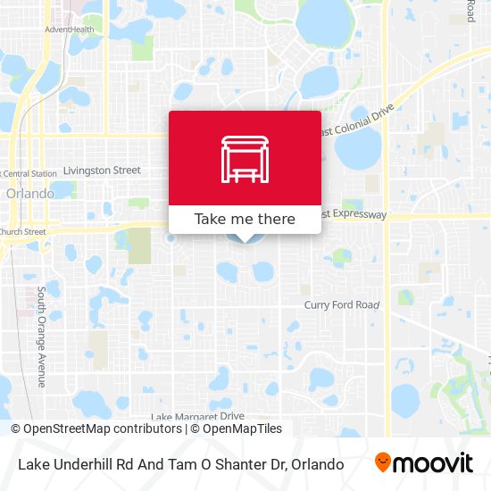 Lake Underhill  Rd And Tam O Shanter  Dr map