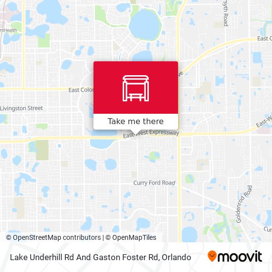 Mapa de Lake Underhill Rd And Gaston Foster Rd