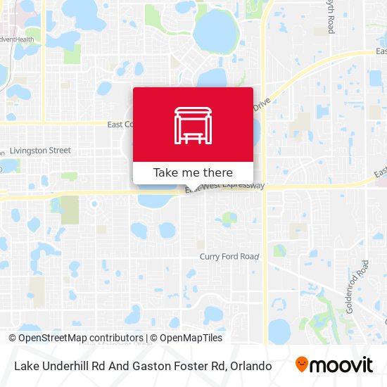 Mapa de Lake Underhill Rd And Gaston Foster Rd