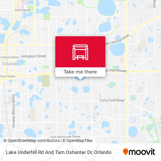 Lake Underhill Rd And Tam Oshanter Dr map