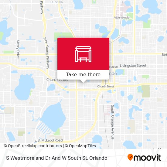 Mapa de S Westmoreland Dr And W South St