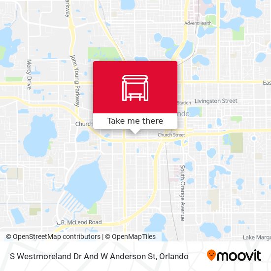 S Westmoreland Dr And W Anderson St map