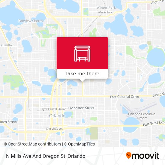 Mapa de N Mills Ave And Oregon St