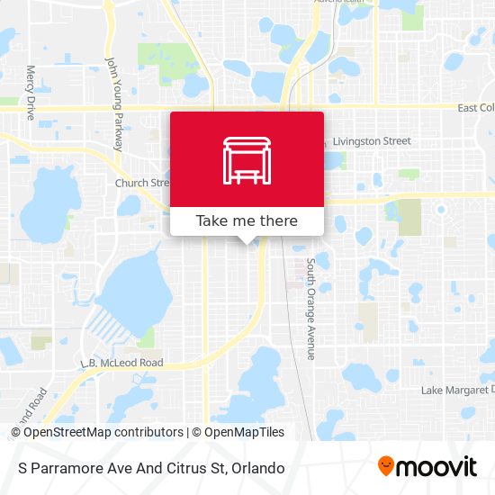 S Parramore Ave And Citrus St map