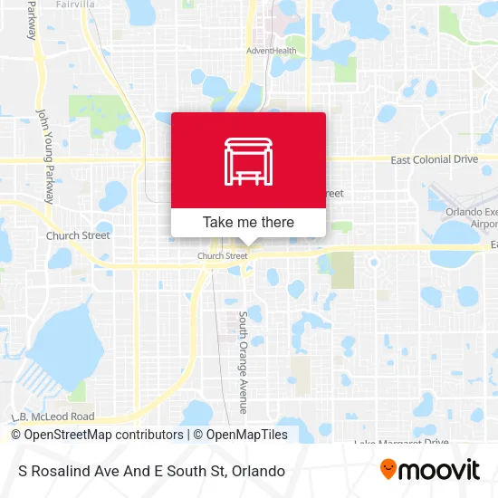 Mapa de S Rosalind Ave And E South St
