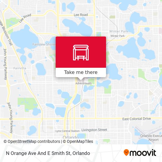 Mapa de N Orange Ave And E Smith St