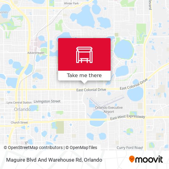 Maguire Blvd And Warehouse Rd map