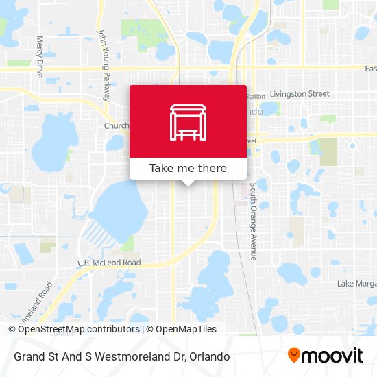 Grand St And S Westmoreland Dr map