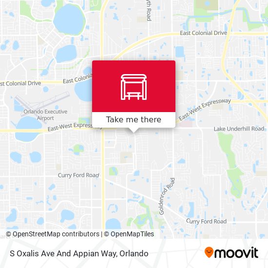 S Oxalis Ave And Appian Way map