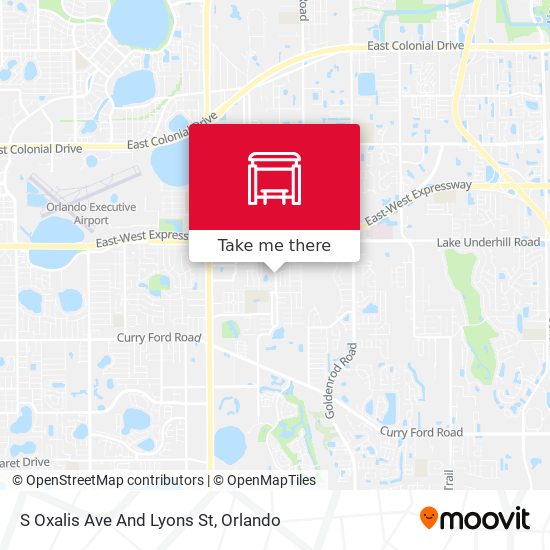 S Oxalis Ave And Lyons St map