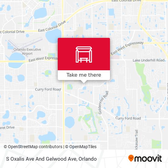 Mapa de S Oxalis Ave And Gelwood Ave