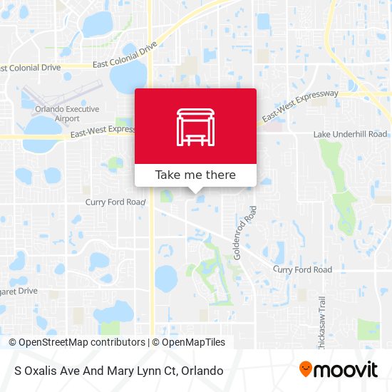 S Oxalis Ave And Mary Lynn Ct map