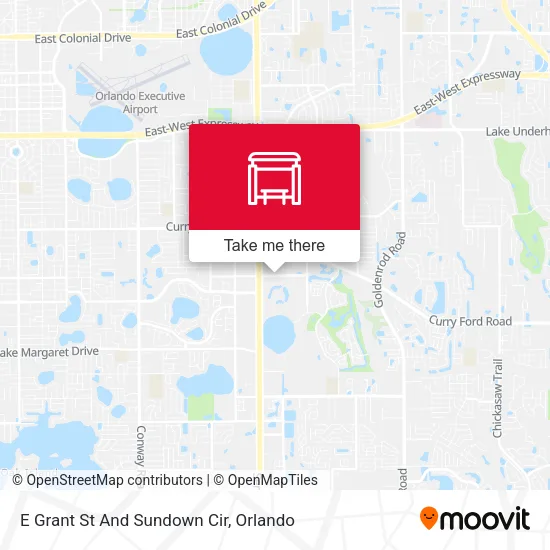 Mapa de E Grant St And Sundown Cir