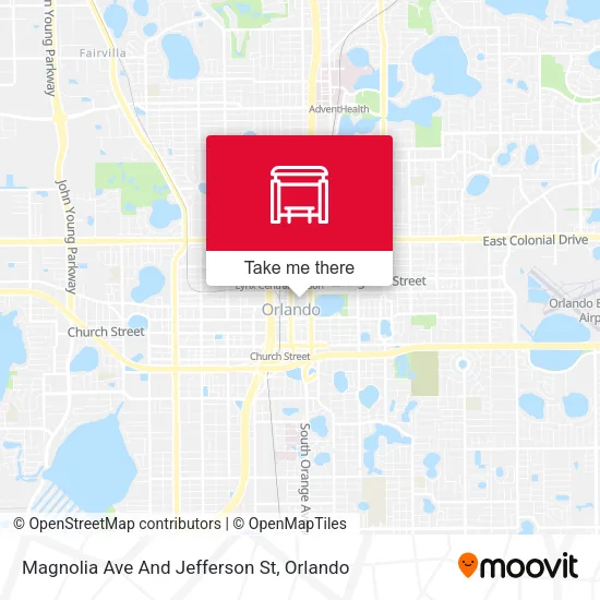 Mapa de Magnolia Ave And Jefferson St