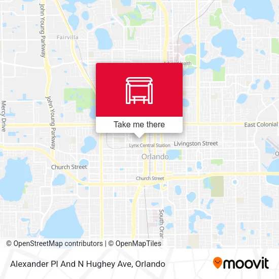 Mapa de Alexander Pl And N Hughey Ave