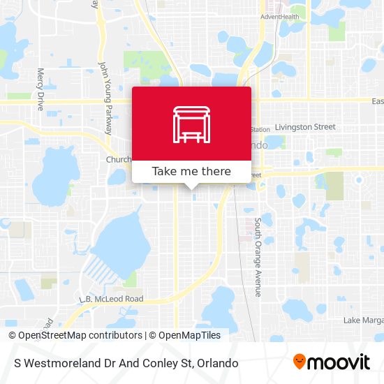 S Westmoreland Dr And Conley St map