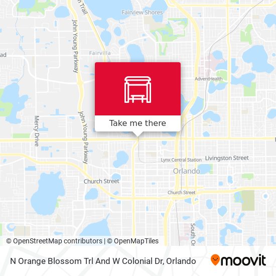 Mapa de N Orange Blossom Trl And W Colonial Dr