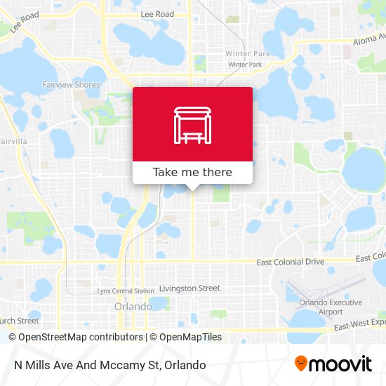 N Mills Ave And Mccamy St map