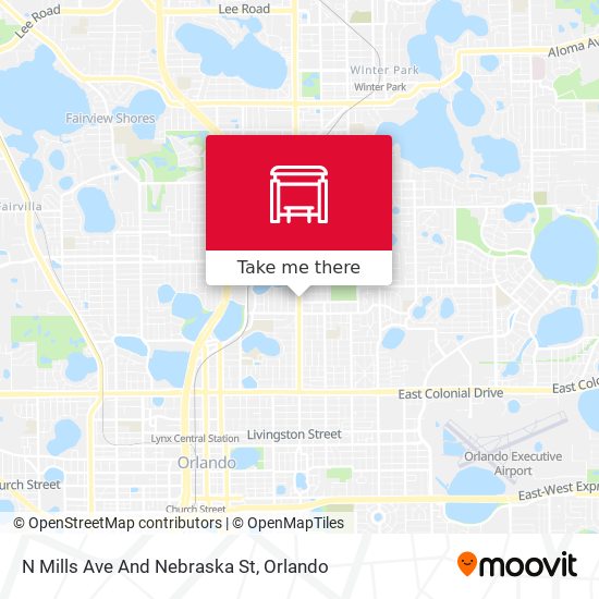 Mapa de N Mills Ave And Nebraska St
