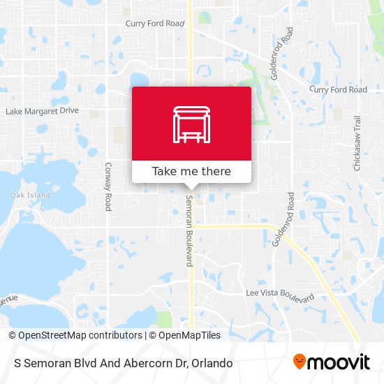 S Semoran Blvd And Abercorn Dr map