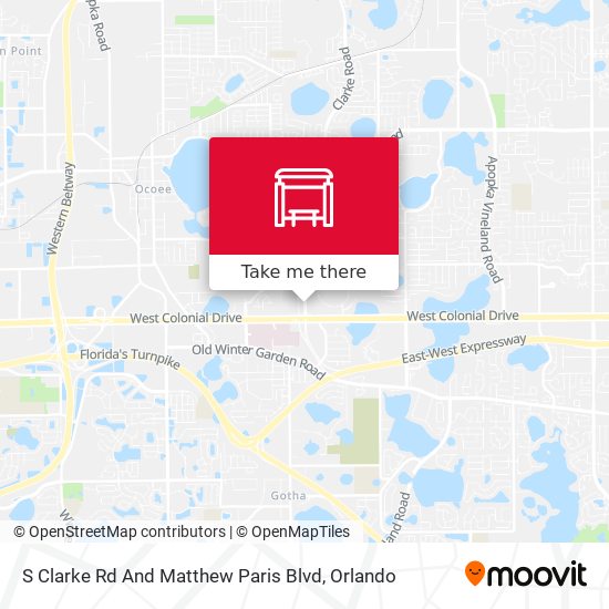 S Clarke Rd And Matthew Paris Blvd map