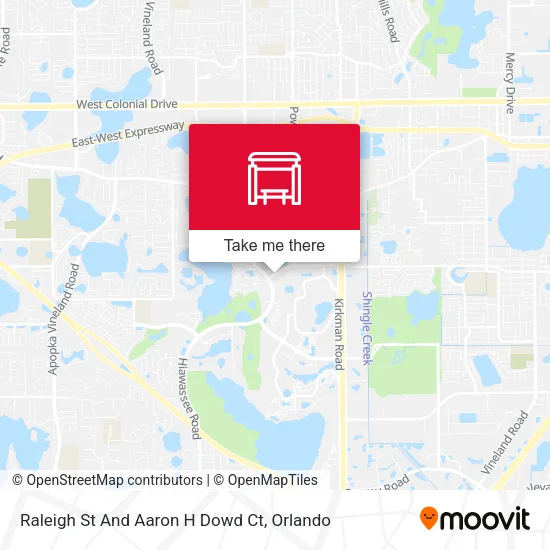 Mapa de Raleigh St And Aaron H Dowd Ct
