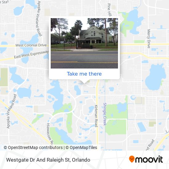 Mapa de Westgate Dr And Raleigh St