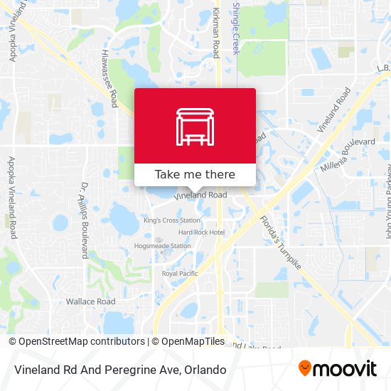 Mapa de Vineland Rd And Peregrine Ave
