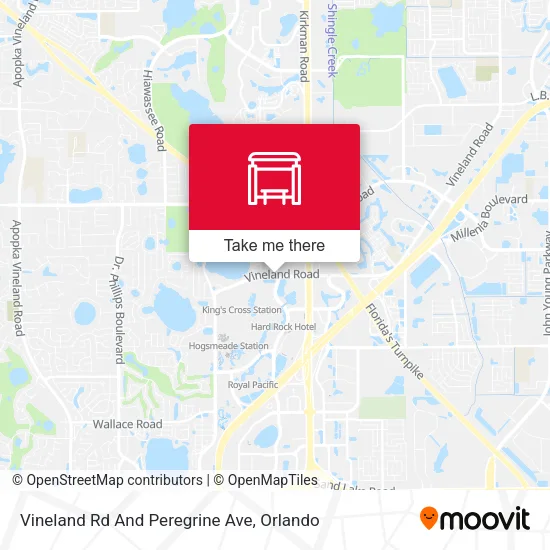 Mapa de Vineland Rd And Peregrine Ave