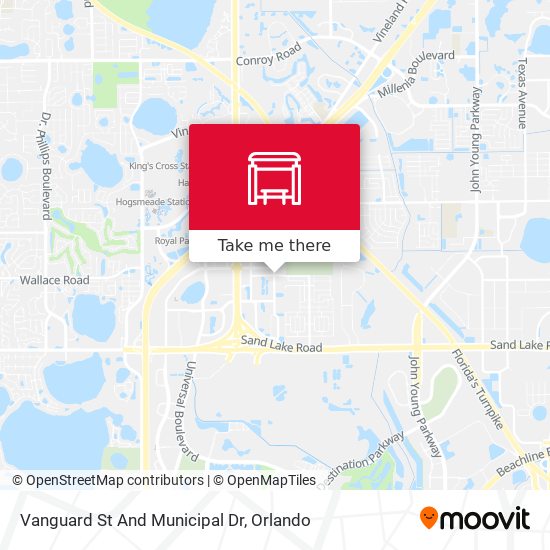 Vanguard St And Municipal Dr map