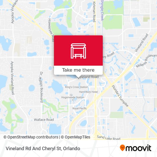 Vineland Rd And Cheryl St map