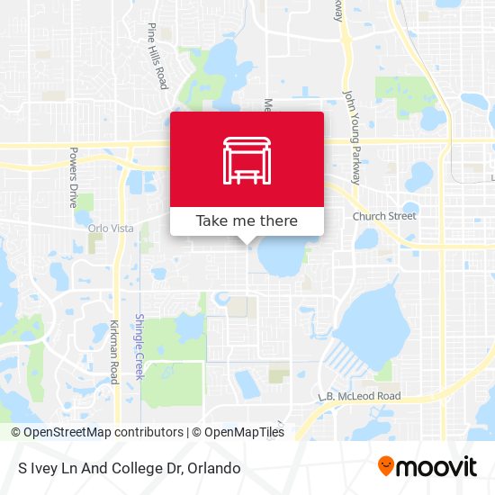 S Ivey Ln And College Dr map