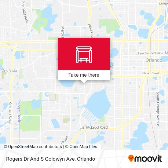 Mapa de Rogers Dr And S Goldwyn Ave