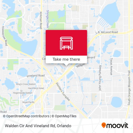 Walden Cir And Vineland Rd map