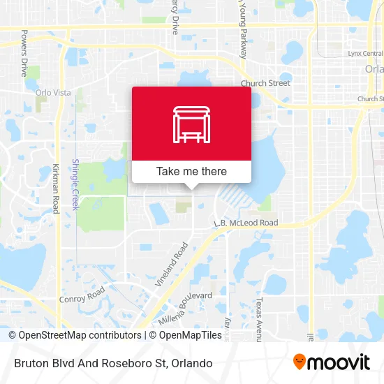 Mapa de Bruton Blvd And Roseboro St