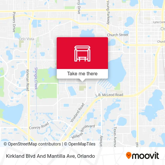 Mapa de Kirkland Blvd And Mantilla Ave