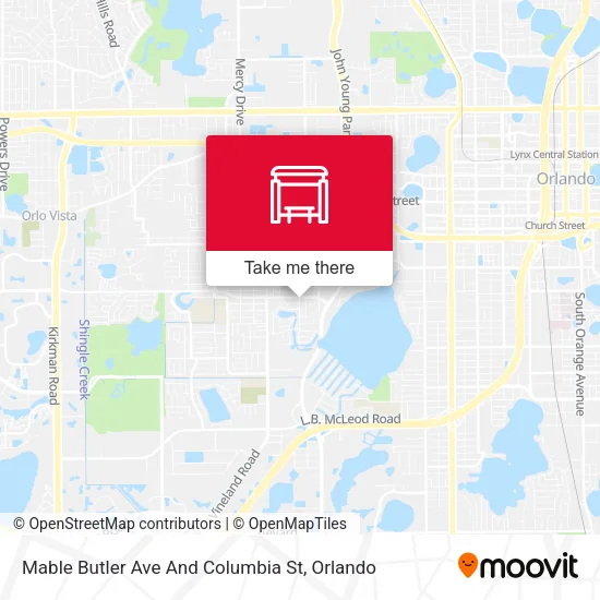 Mapa de Mable Butler Ave And Columbia St