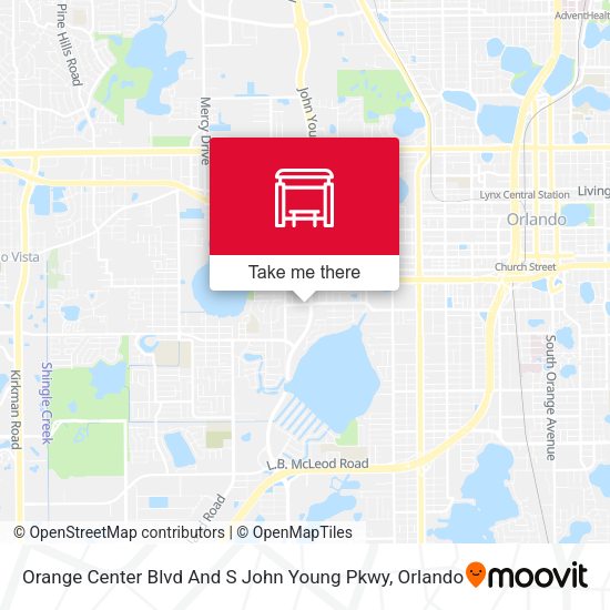 Orange Center Blvd And S John Young Pky map