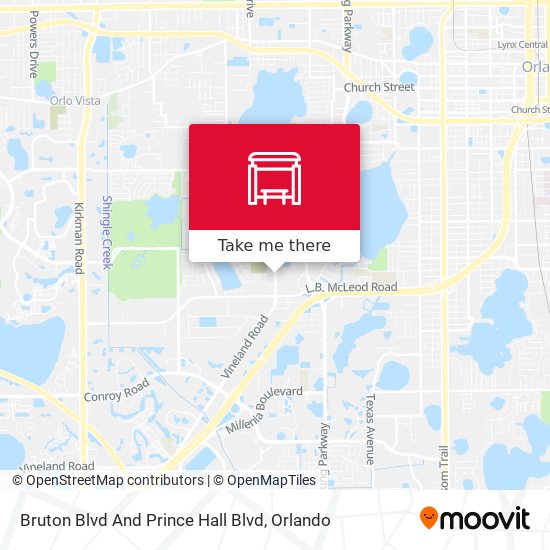 Bruton Blvd And Prince Hall Blvd map