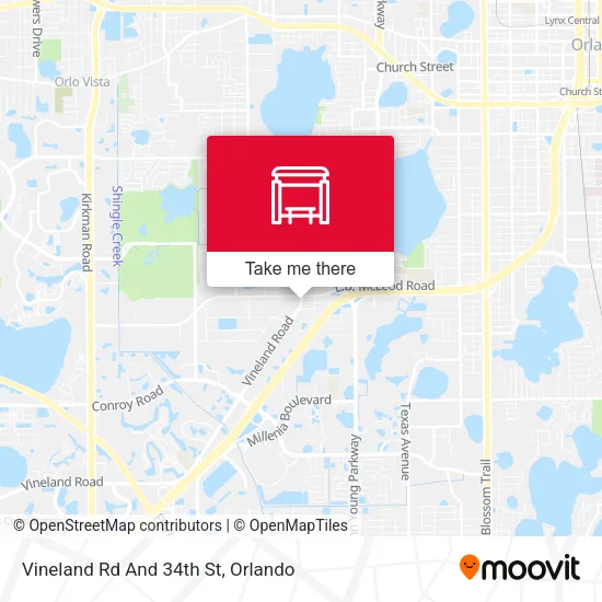 Mapa de Vineland Rd And 34th St