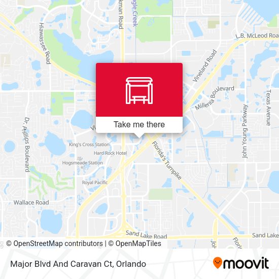 Mapa de Major Blvd And Caravan Ct