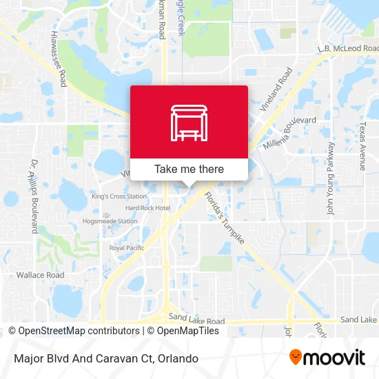 Mapa de Major Blvd And Caravan Ct