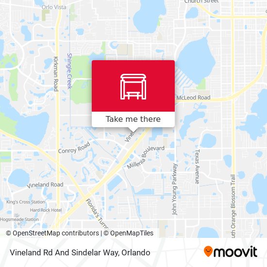 Vineland Rd And Sindelar Way map