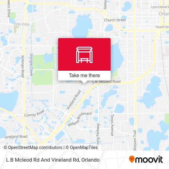 Mapa de L B Mcleod Rd And Vineland Rd