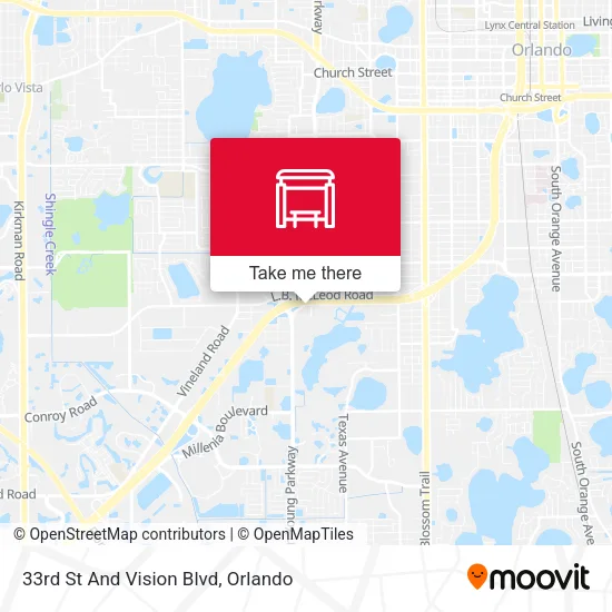 Mapa de 33rd St And Vision Blvd
