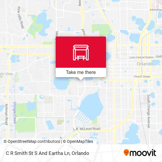 Mapa de C R Smith St S And Eartha Ln