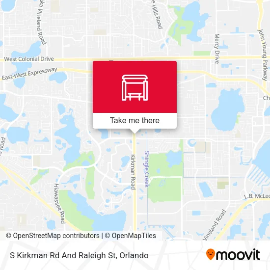 Mapa de S Kirkman Rd And Raleigh St