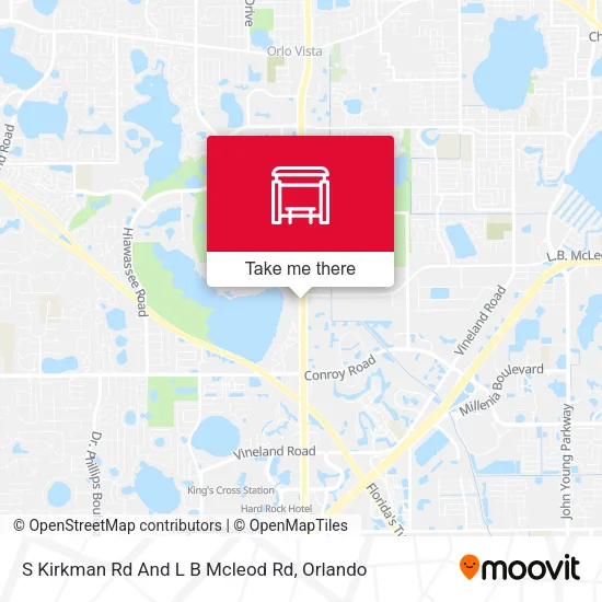 Mapa de S Kirkman Rd And L B Mcleod Rd