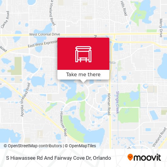 S Hiawassee Rd And Fairway Cove Dr map